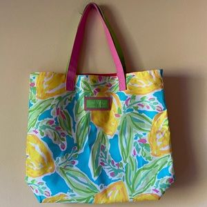 Lily Pulitzer Estée Lauder Floral Tote